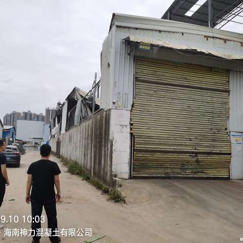 海口市生态环境局秀英分局开展灾后巡查和帮扶指导工作