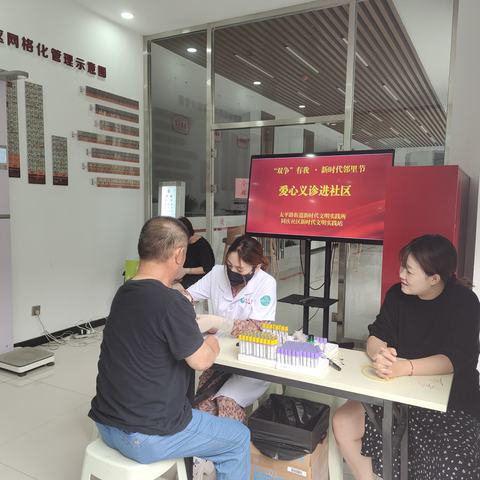 【“双争”有我·新时代邻里节】太平路街道同庆社区开展“爱心义诊进社区”文明实践活动
