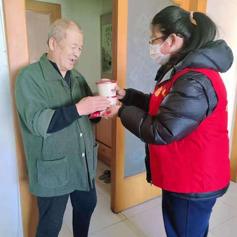 【新石街道党工委】浓情腊八节  温暖老人心——腊八节慰问活动