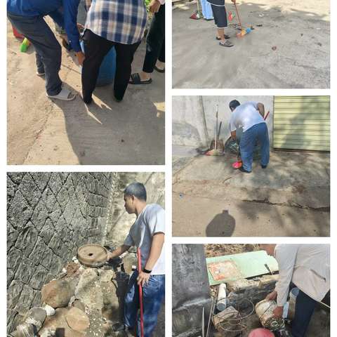 高堂村委会开展人居环境卫生整治、防控登革热、基孔肯雅热传染病翻盆倒灌行动