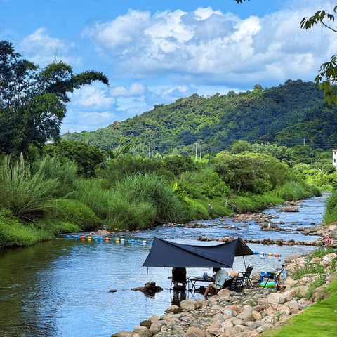 田涧小苑｜云溪楼7房10床·私汤投影·全套房野奢民宿