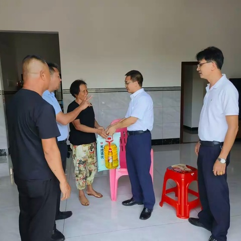 龙泉镇委开展走访慰问老党员活动