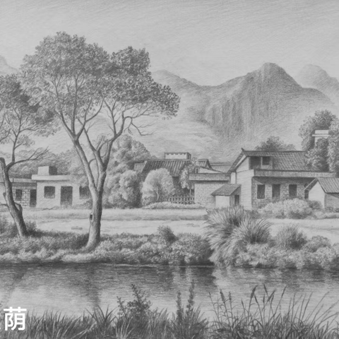 桂林全州彩虹画室师生《醉美全州》系列风景写生、创作绘画作品 暑假绘画班书法班7月8日开课了 报名咨询：15078757390唐老师 15277315559旷老师  #少儿美术教育#美术培训#跟我一起学