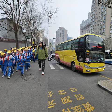 海娃迎春踏青，缅怀革命先烈