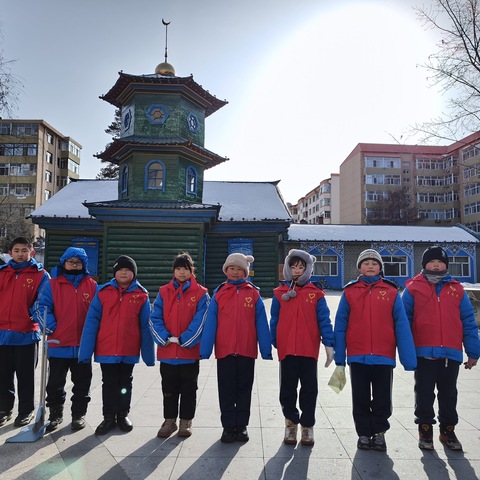 弘扬雷锋精神，做新时代好少年！—黑河第六小学四（4）中队，学习雷锋志愿活动