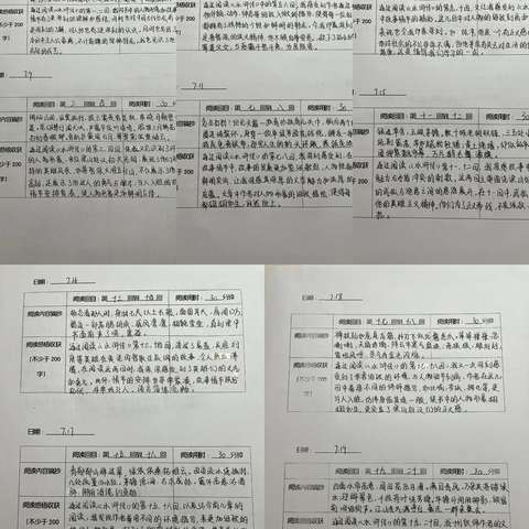 【2022级十班】六组语文晒作业