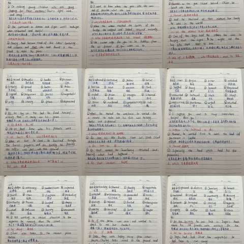 【2022级十班】六组英语晒作业