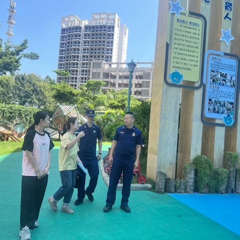 迎接消防检查，筑牢安全防火墙——海口市秀英区秀滨幼儿园消防安全检查简报
