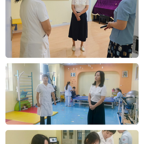 区残联检查评估组莅临我院进行儿童康复项目实施情况检查