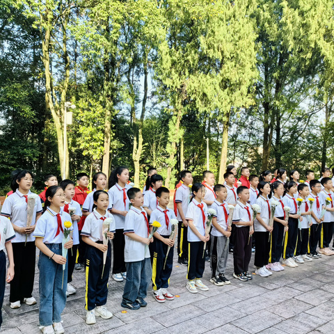 传承红色基因，清明祭英烈——将乐县城关中心小学2024年清明祭扫活动