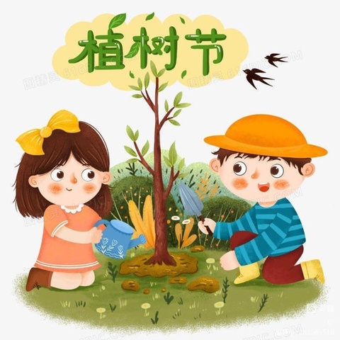 春暖花开 “植”得期待——库尔勒市实验集团阿瓦提乡中心幼儿园植树节活动