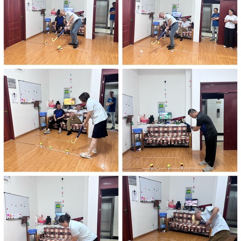 运管部开展 “趣味高尔夫球”月月乐活动