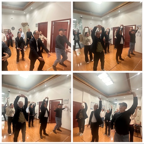 寒意渐浓动起来！运行管理部开展“八段锦月月乐”活动