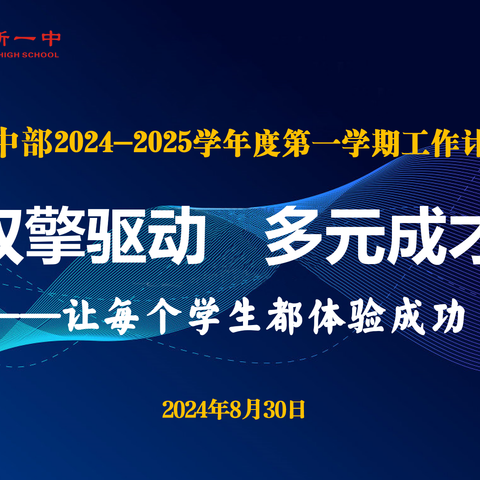 双擎驱动，多元成才——咸阳市高新一中高中部召开新学期工作安排部署会