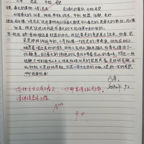 玩转词语，激发思维，诗化表达                    ——D5班听词分类连话。