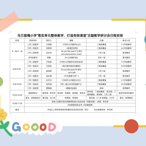 以“研”促教，教学相长——乌兰图嘎小学教研会活动纪实