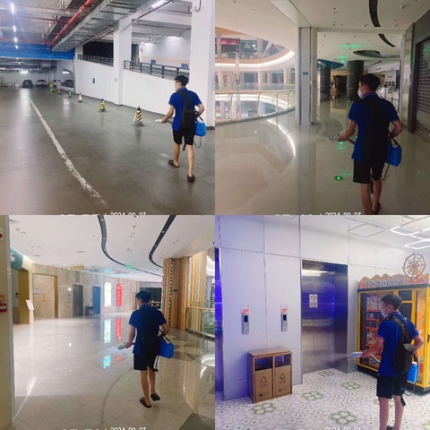 吉阳区商务局组织辖区内商超开展消杀工作