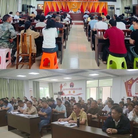 谢志军出席乡村振兴工作例会并调研重点项目推进情况