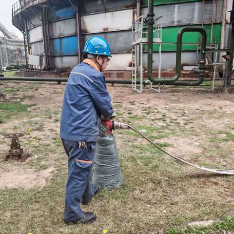 2025年3月11日消防大队二炼钢中队联合能环部4#LD开展一级重点部位预案演练