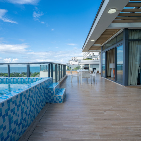 布拉格丨惠州双月湾卓越御山海｜24栋301号｜6房7床｜泳池➕麻将+烧烤+KTV+街机