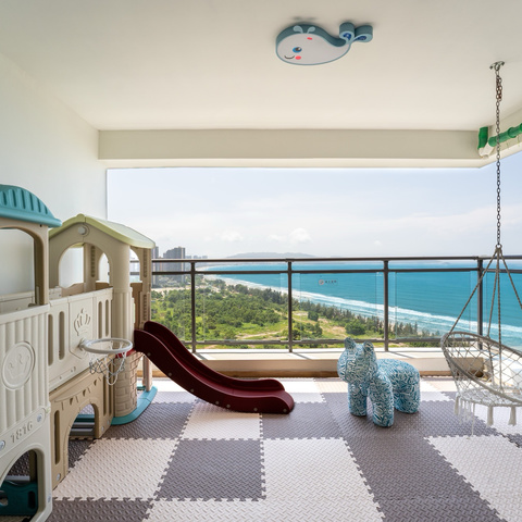 拾趣滑梯丨复式两房一厅丨惠州双月湾卓越御山海｜2房2床