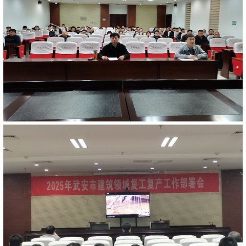 武安市住建局召开2025年建筑领域安全生产复工复产工作部署会