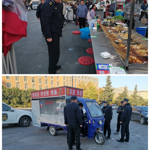 市建管局整治占道经营，聚力提升市容“颜值”