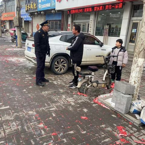 谷里中队日常巡查