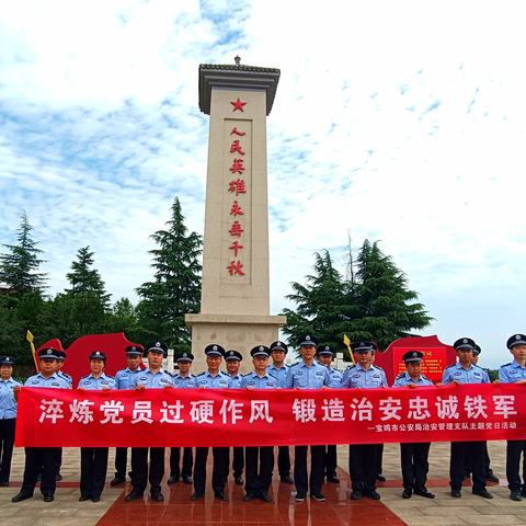 治安支队赴凤翔区紫荆村开展主题党日活动