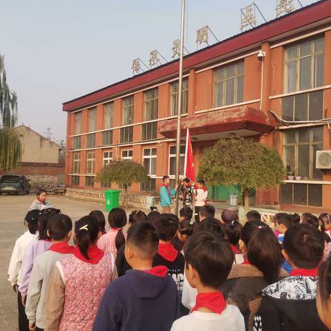 红领巾爱祖国 大五里镇周官营村小六一入队仪式暨文艺汇演