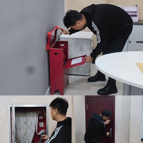 幸福路支行元旦节前安全检查