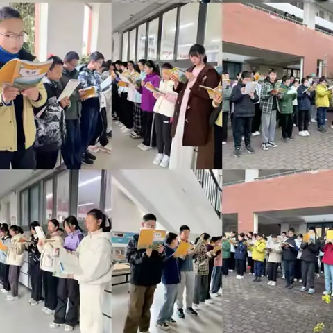 七年级朝读行动： 晓色映书声，养正于晨光