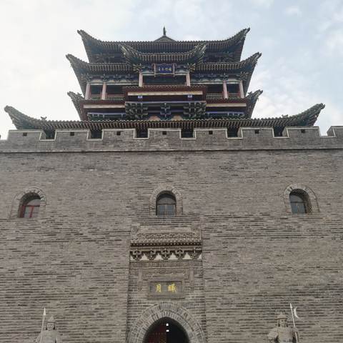 [附中学子这样过劳动节]“历史悠久文物——护城楼”忻州师范学院附属外国语中学  初376班 王渊鑫