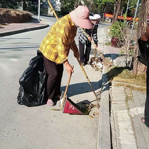 海丰村开展爱国卫生运动大扫除活动