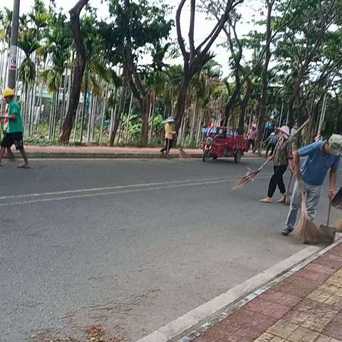 海丰村开展爱国卫生运动大扫除活动