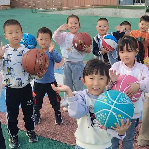 小篮球，大梦想——文汇街道中心幼儿园中三班第一节篮球课🏀