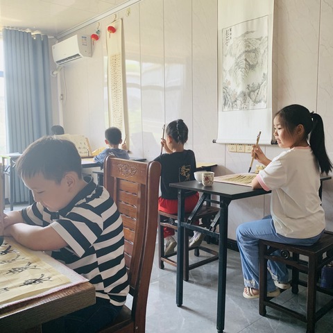 竹箦少儿启蒙書法暑期培训