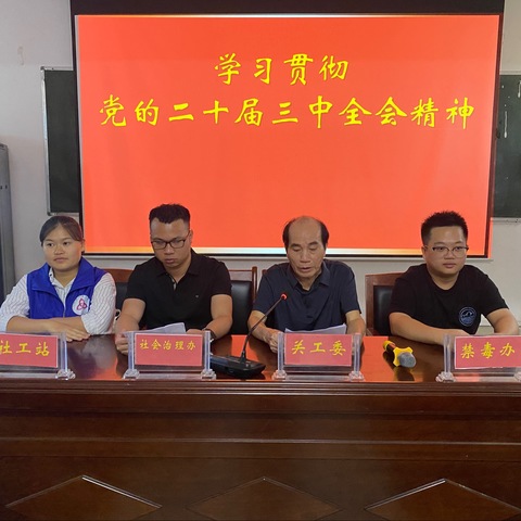 学习全会精神，接班强国建设——大成镇关工委学习贯彻党的二十届三中全会精神主题宣讲走进儋州市大成中学