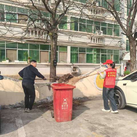 [巧手巧“美颜”，宜居宜家园]漯河市郾城区沙北街道昆仑社区开展环境卫生集中整治专项活动。