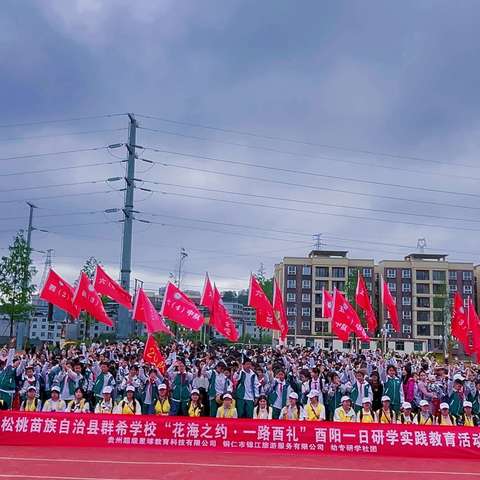 松桃苗族自治县群希学校“花海之约  一路酉礼”酉阳地质科普研学实践教育活动