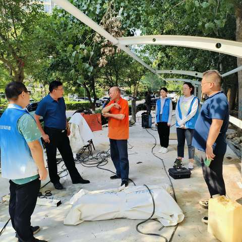 小区空地换新颜，民生工程暖人心——段北街道段店社区积极推进连城水岸小区空地改造和新建车棚工作