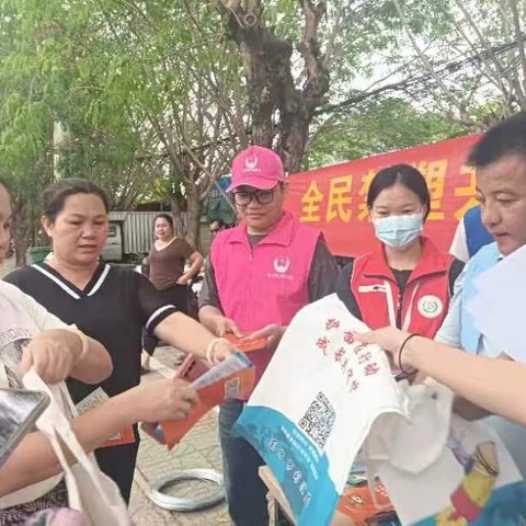 天安乡网格员联合乡司法所开展民法典普法宣传活动