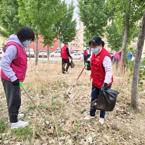 榆山街道环秀社区：绿色五一  你我同行