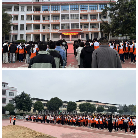 “元启新呈，旦愿美好，青春校园绽芳华”——百色市右江区第六初级中学教育集团龙川校区第十九周工作汇报