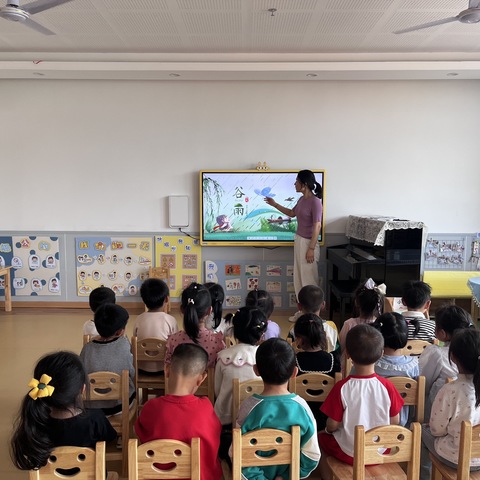 春雨落，谷雨生—广昌县第五幼儿园中班组谷雨主题节气活动