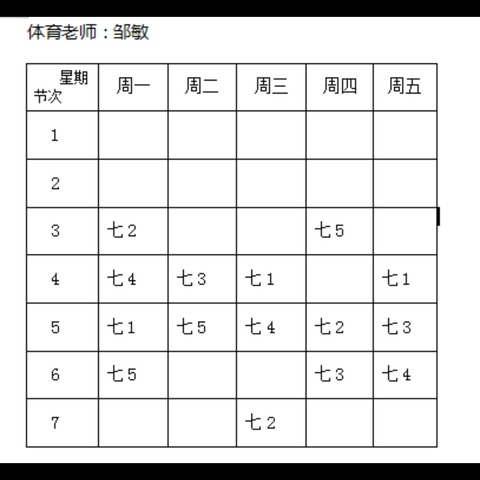 2023年度泗洪县归仁中学体育课表暨学生体质健康监测相关信息公示：