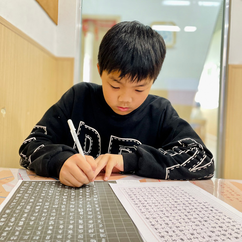 绿洲书法侯雨泽的成长时光