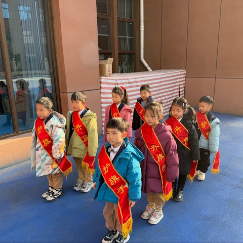 大四班 升旗仪式 2.24