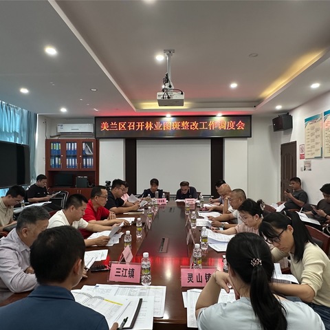 美兰区召开林业图斑整改工作调度会