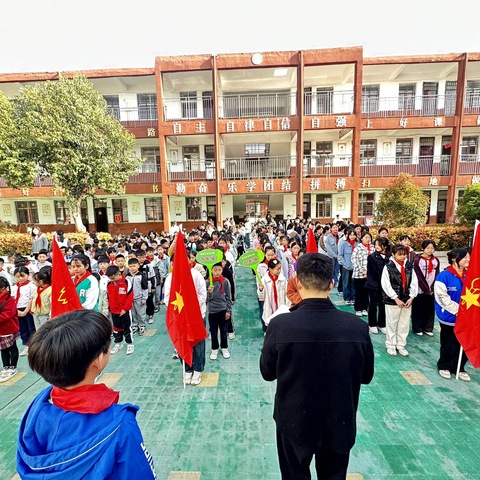 清明祭英烈，红色永传承——胡集乡后屯小学